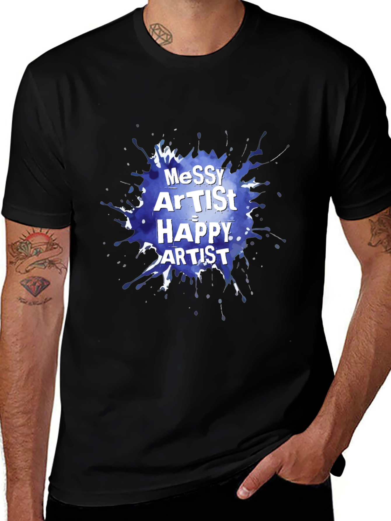 Messy Happy Artist Graphic Tee