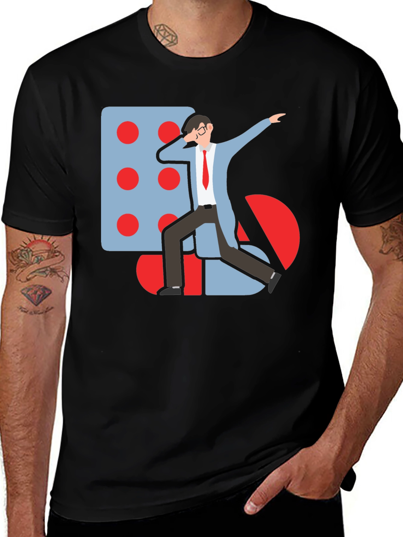 Variant 13 of Dabbing Scientist Graphic Tee