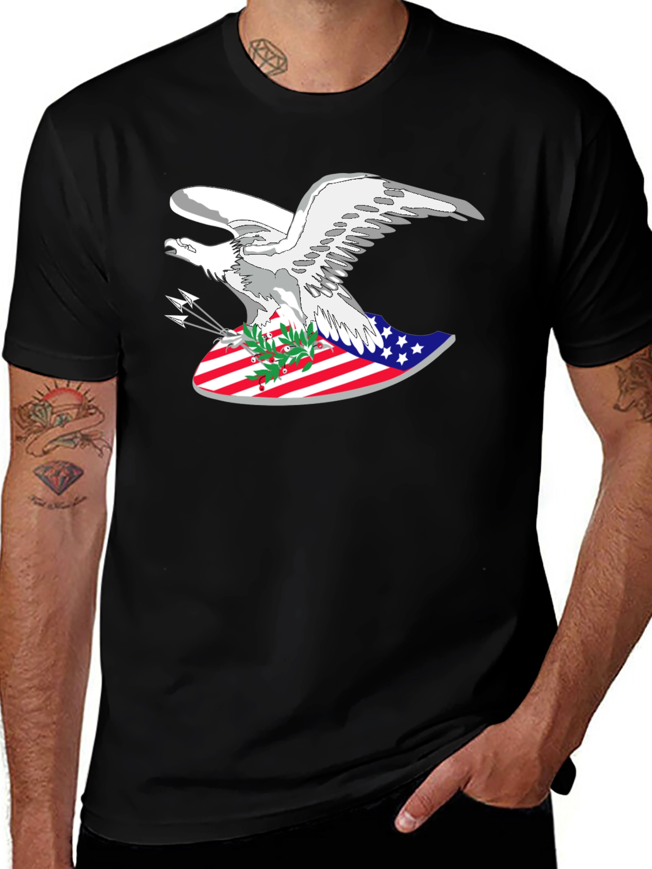 Variant 26 of American Eagle Patriotic Graphic T-Shirt