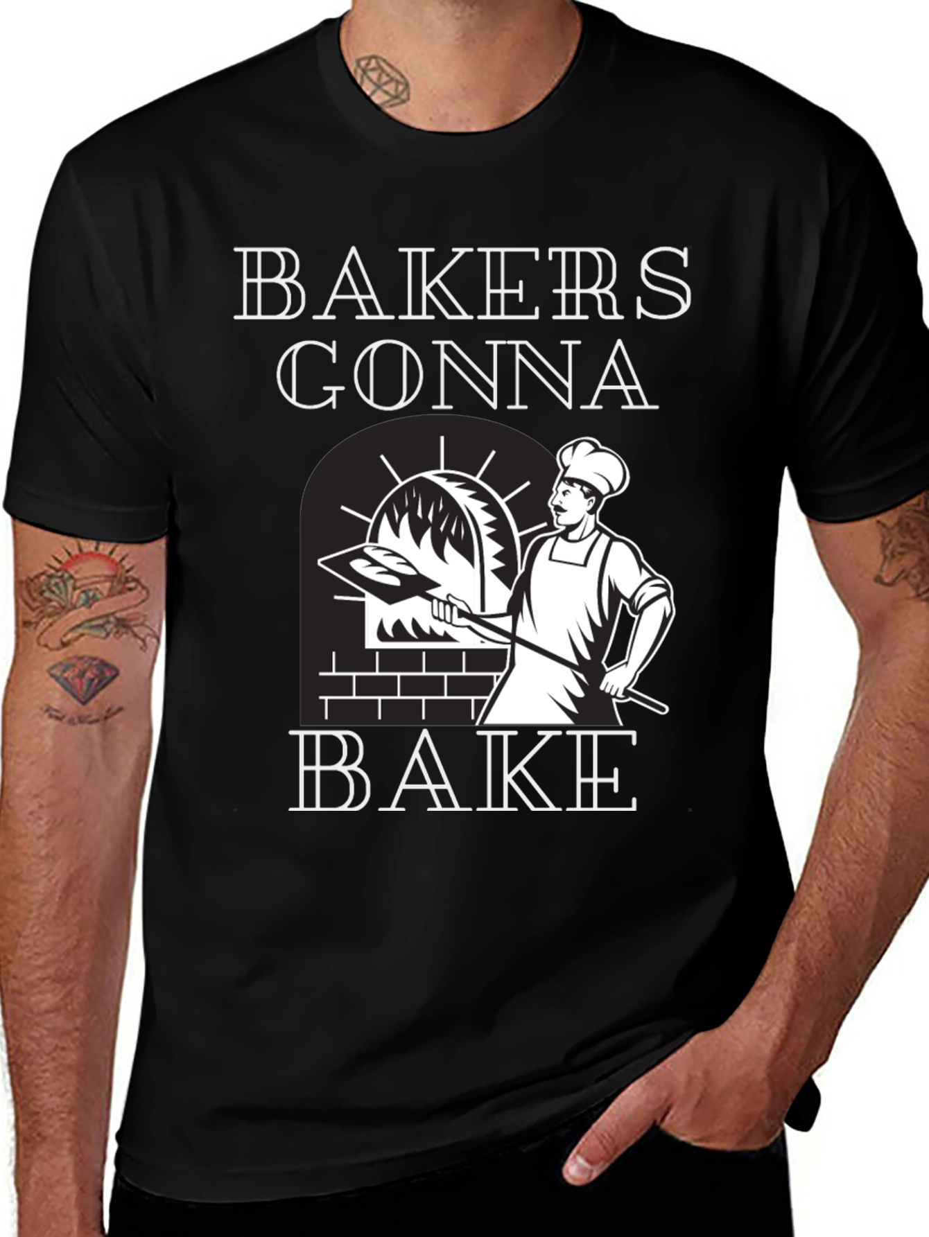 Variant 6 of Bakers Gonna Bake Graphic T-Shirt