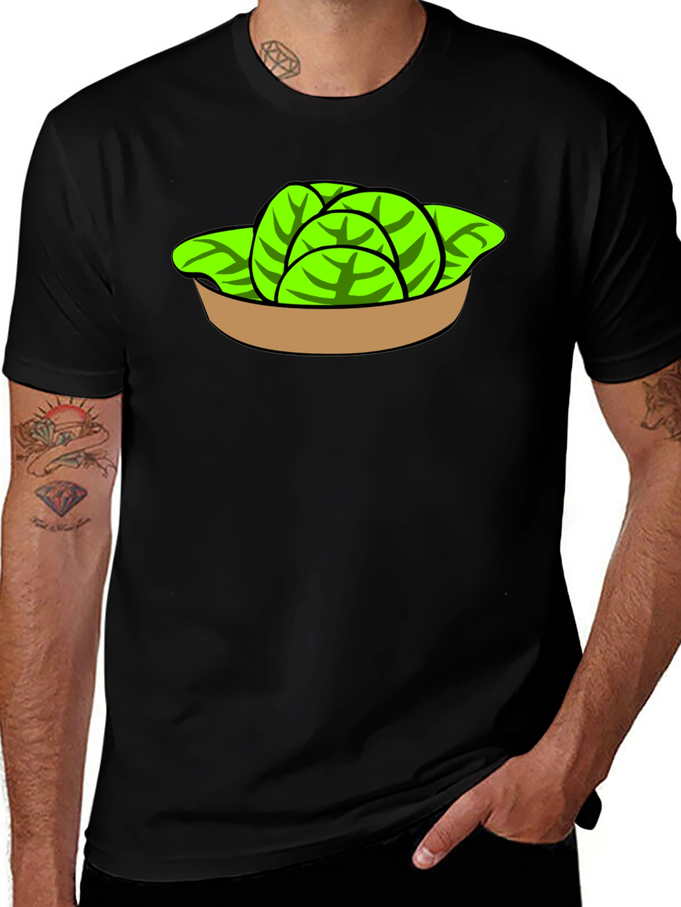 Lettuce Bowl Graphic Tee - Fresh & Fun!