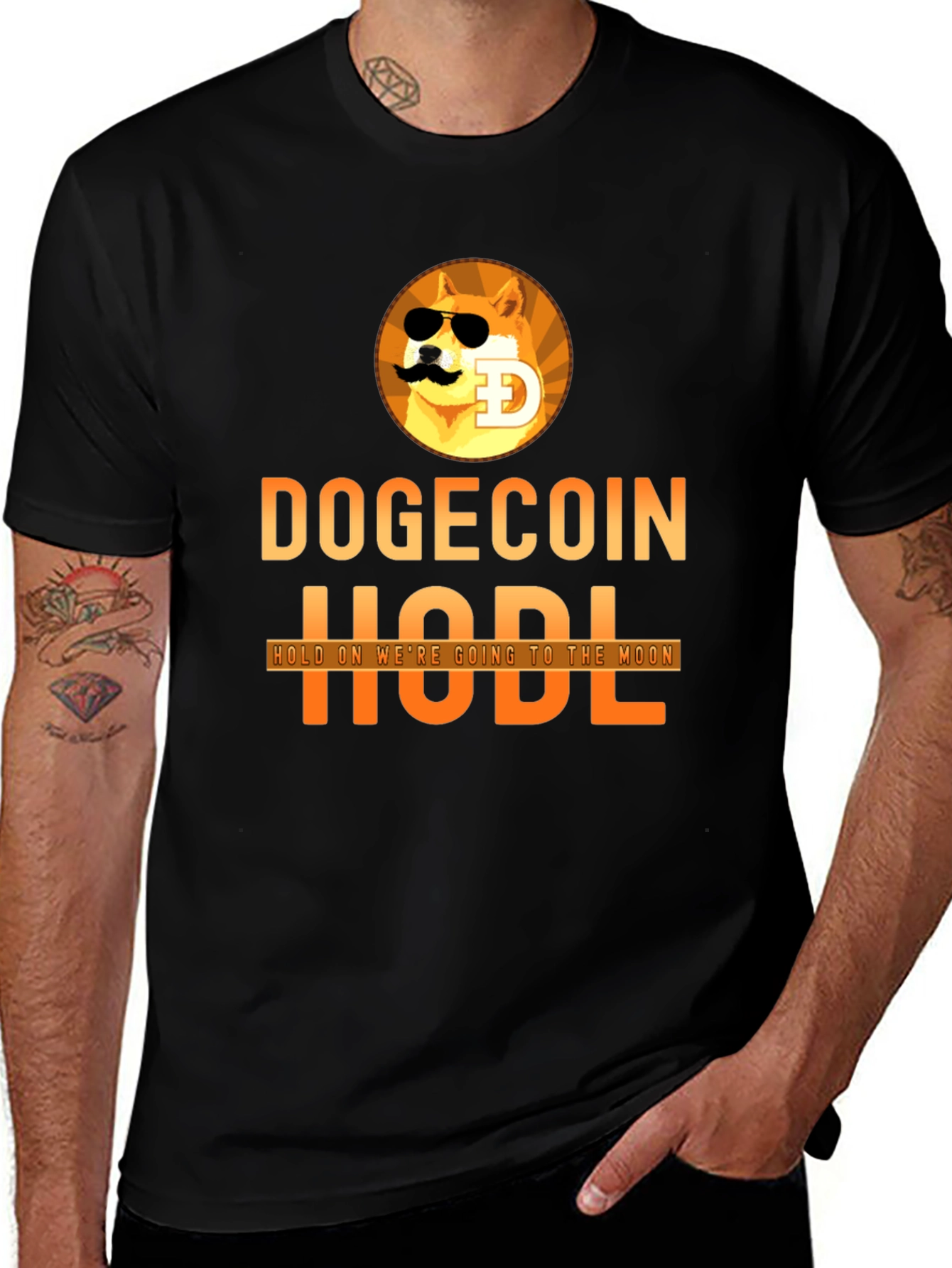 Dogecoin HODL T-Shirt - To the Moon!