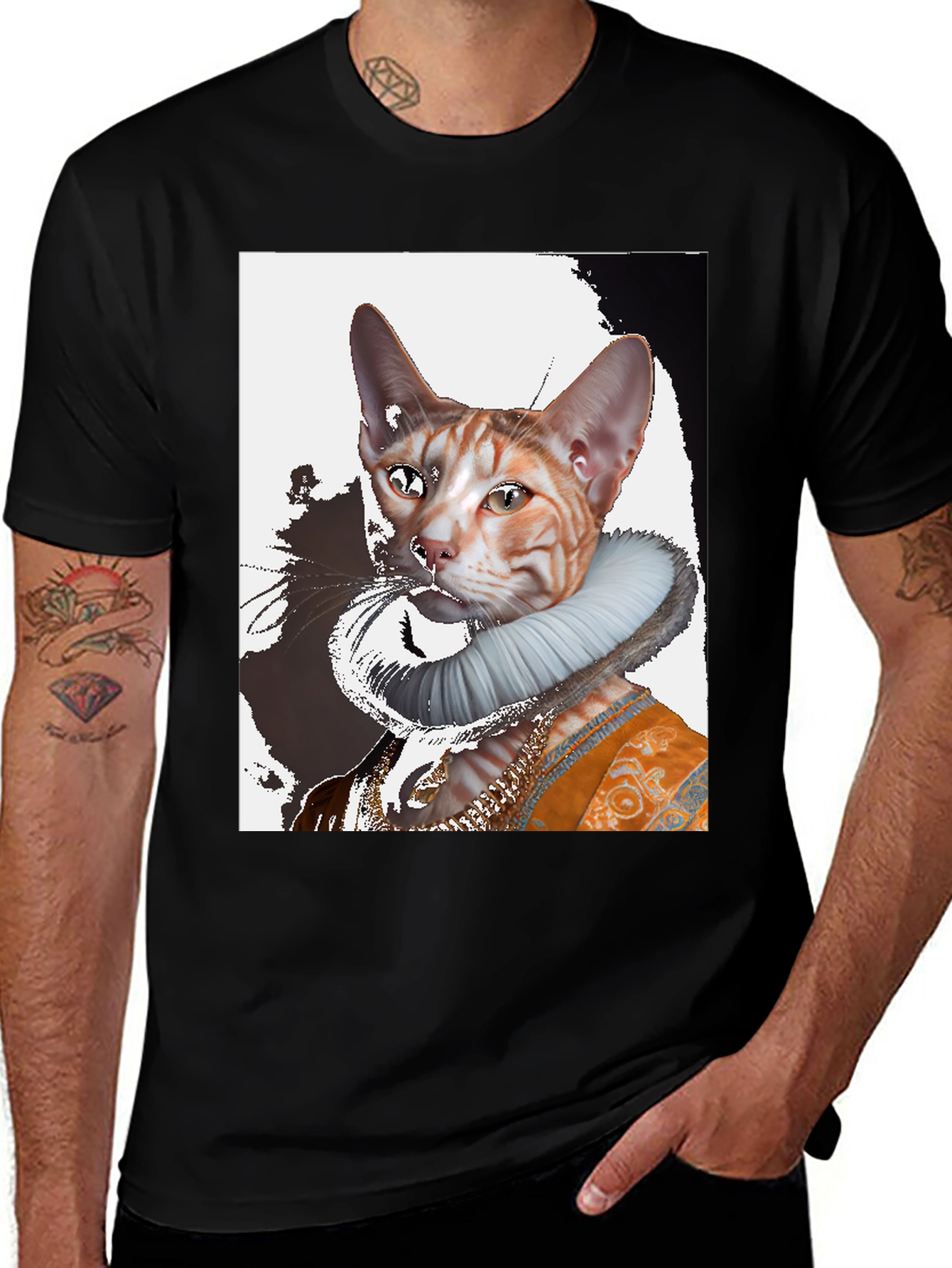 Variant 7 of Regal Cat Renaissance T-Shirt