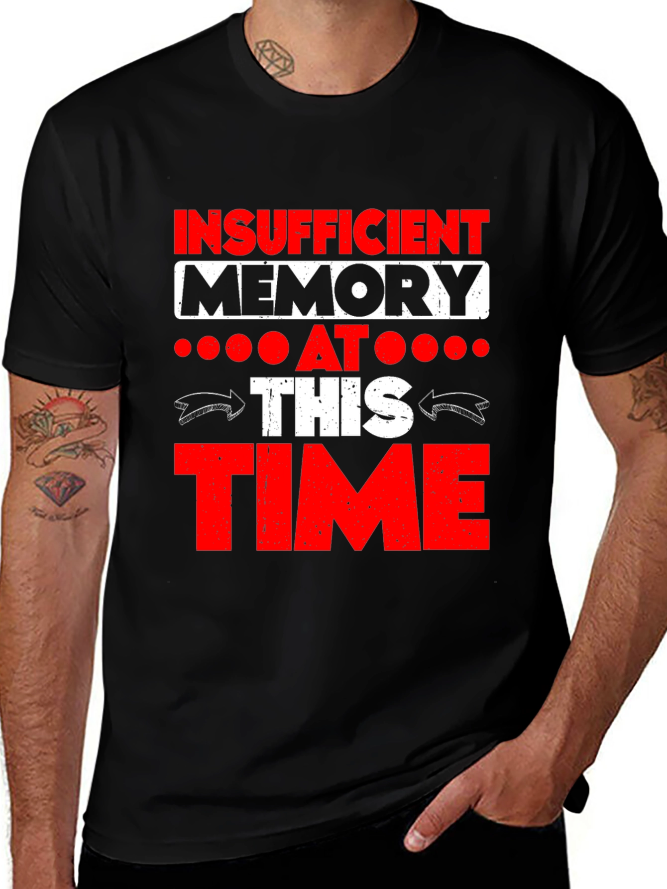 Variant 9 of Insufficient Memory Funny Graphic Tee