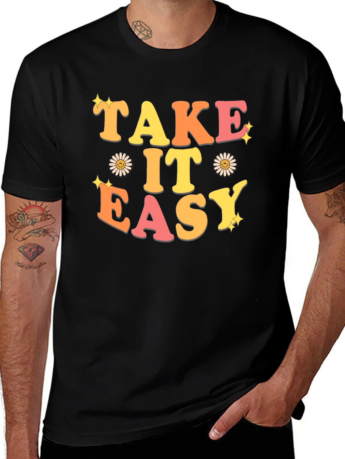 Variant 16 of Retro Take It Easy Graphic T-Shirt