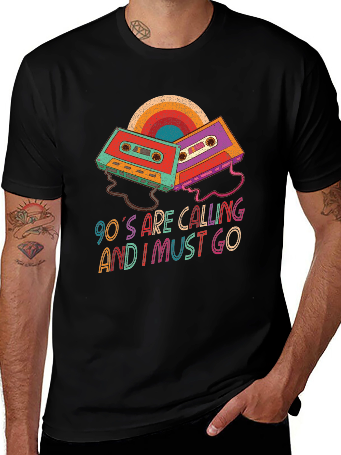 Variant 29 of Retro 90's Cassette T-Shirt