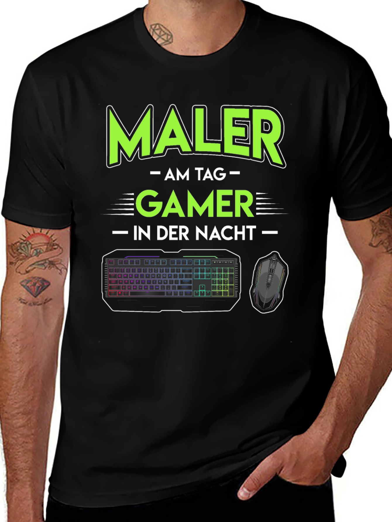 Variant 18 of Painter by Day Gamer by Night Graphic T-Shirt