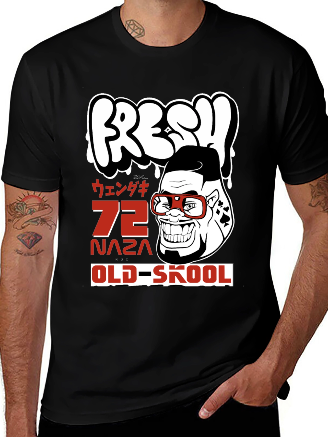 Fresh Old-Skool Graphic T-Shirt