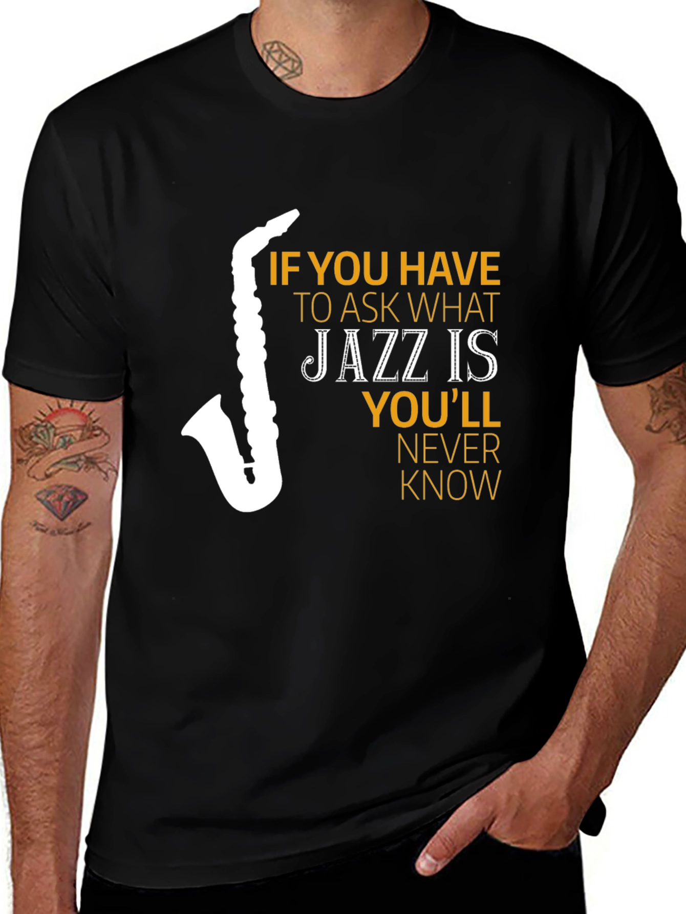 Variant 4 of Jazz Music T-Shirt - If You Have to Ask...