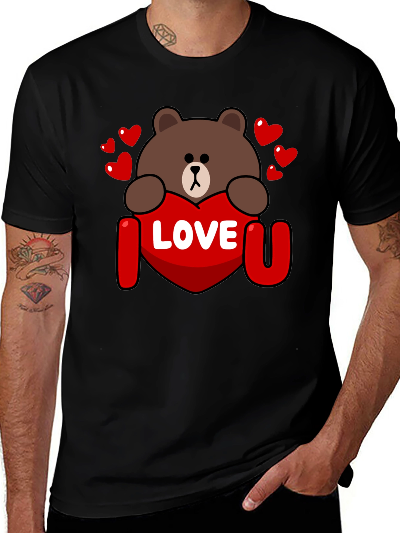 Variant 12 of Bear I Love You Graphic Tee