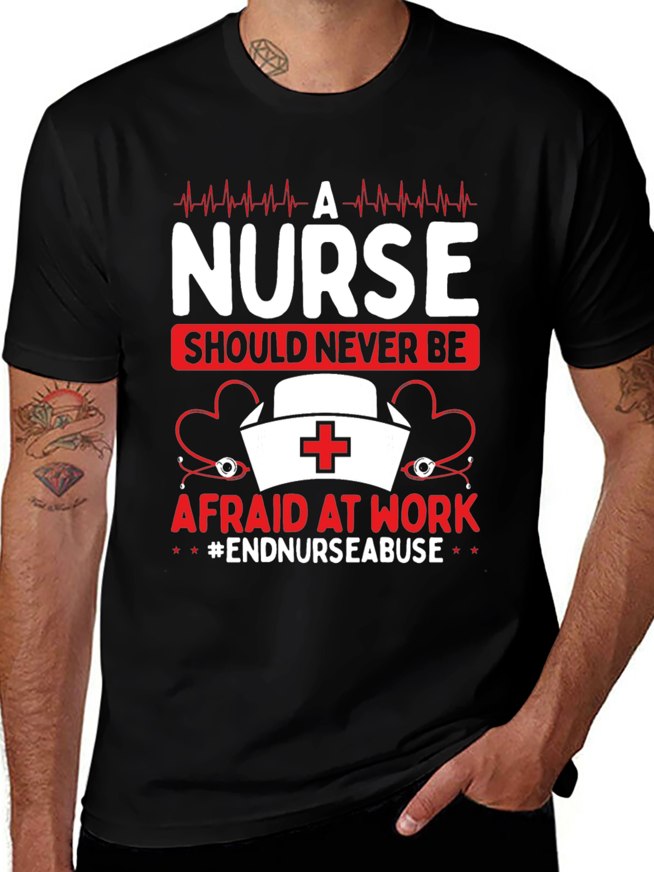 Variant 26 of Nurse Should Never Be Afraid T-Shirt
