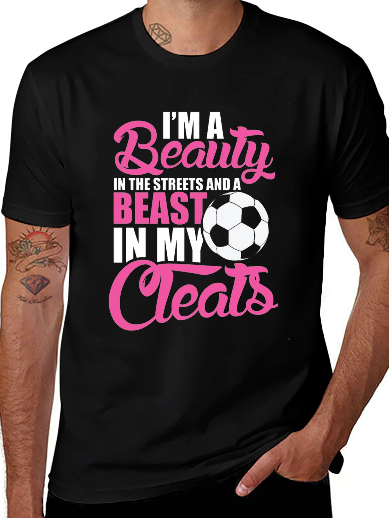 Beauty and a Beast Soccer T-Shirt