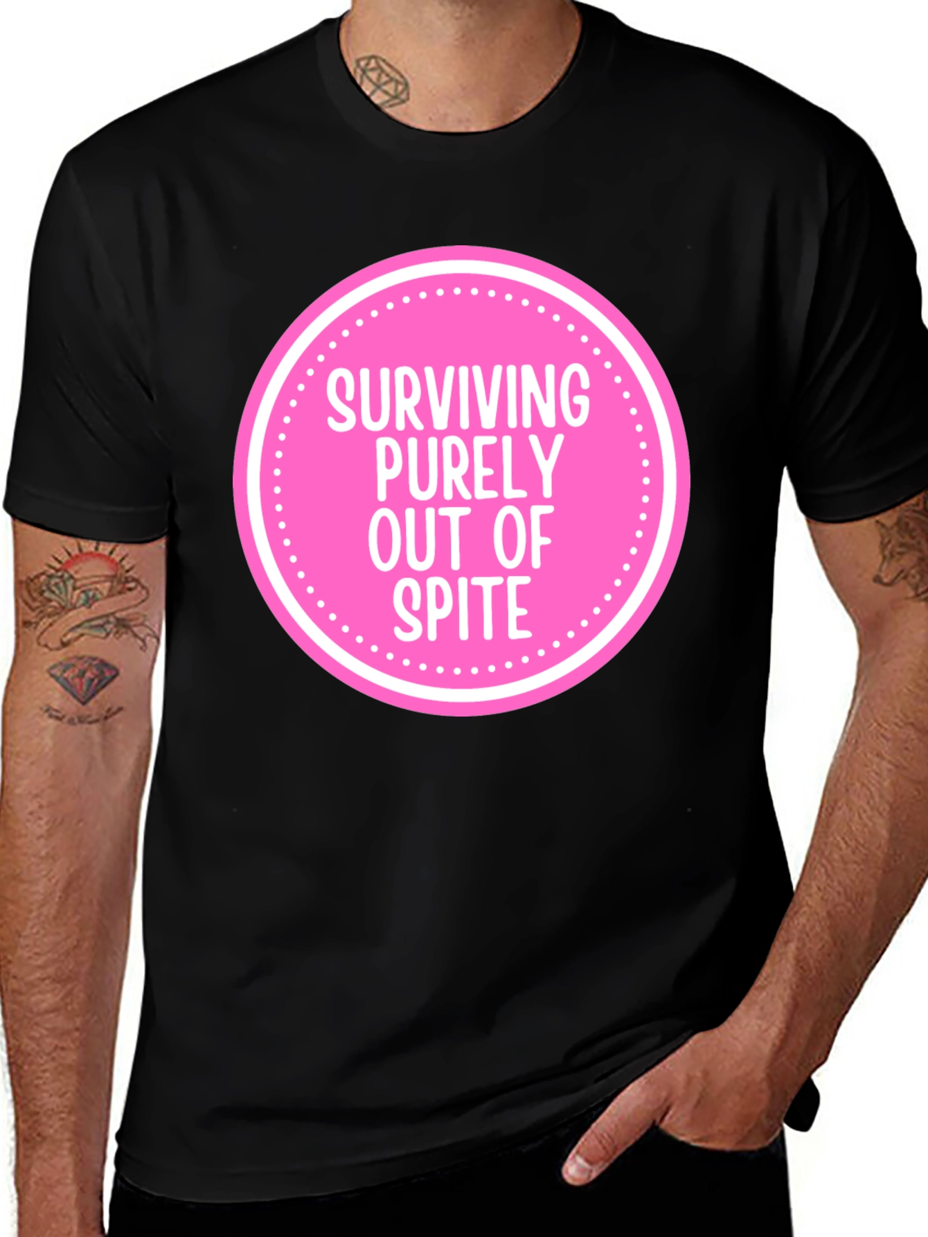 Variant 20 of Surviving Purely Out of Spite Graphic Tee