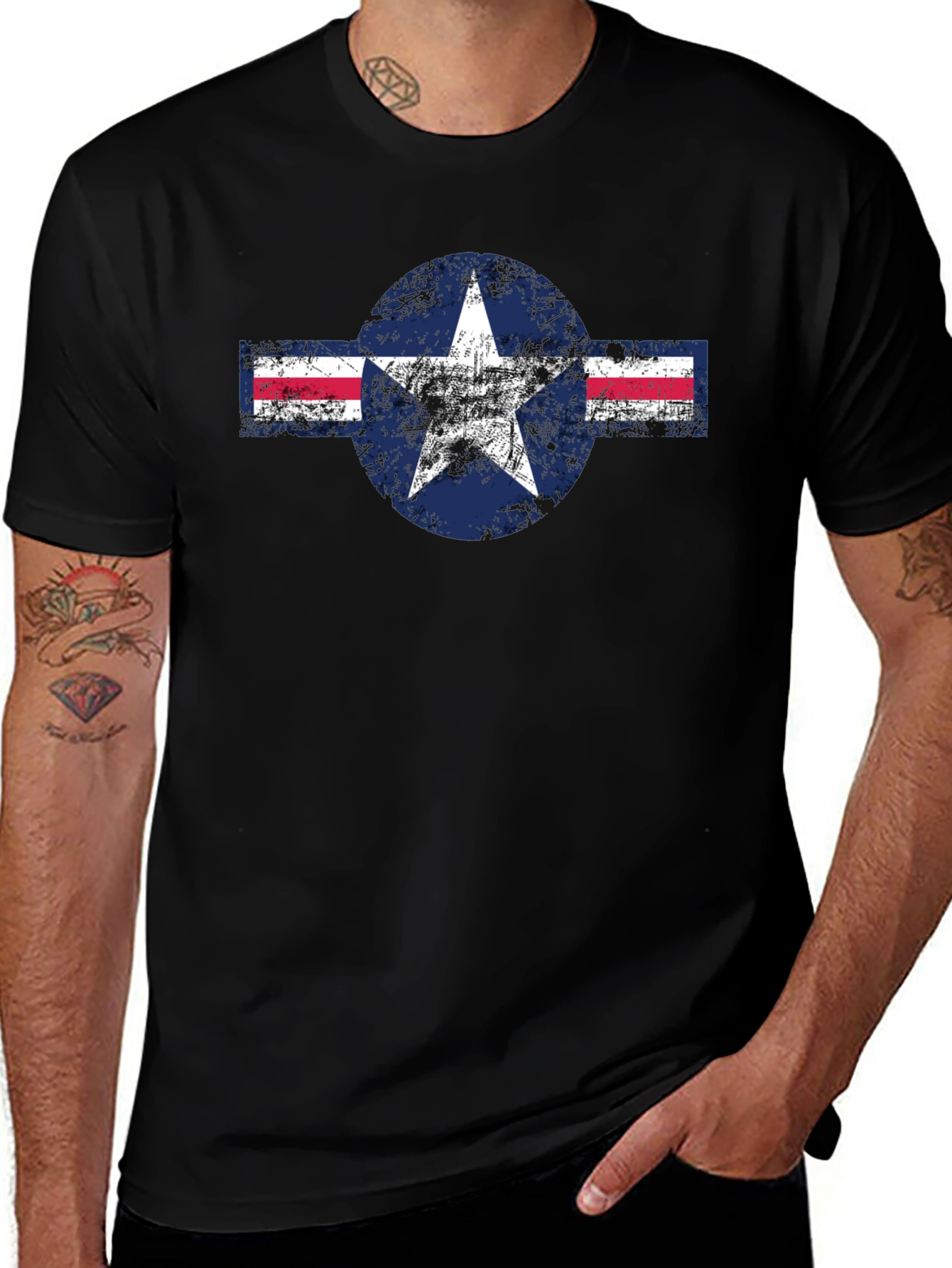 Variant 6 of Vintage USAAF Star Logo T-Shirt