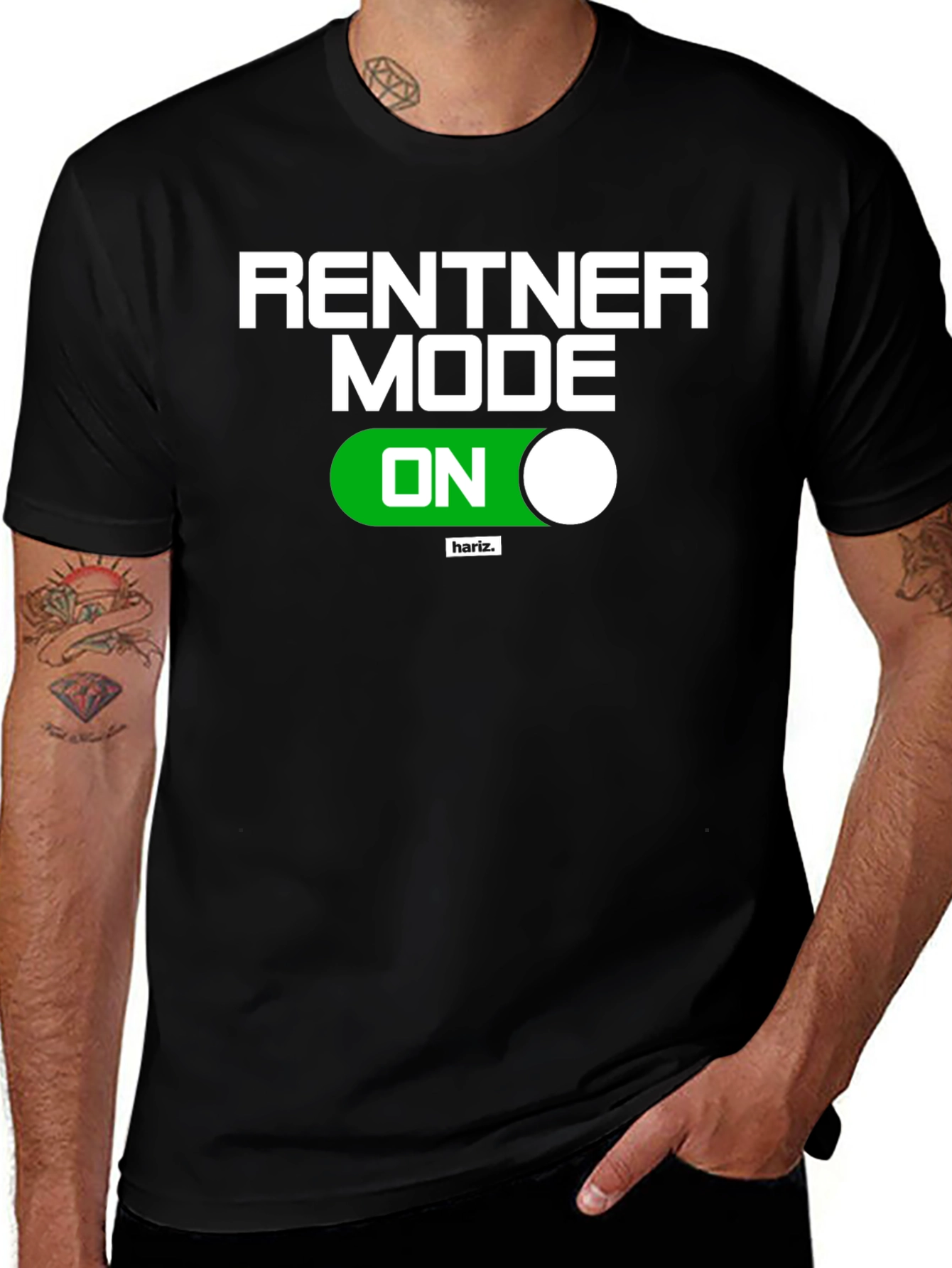 Variant 16 of Rentner Mode On T-Shirt - Retiree Mode Humor Tee