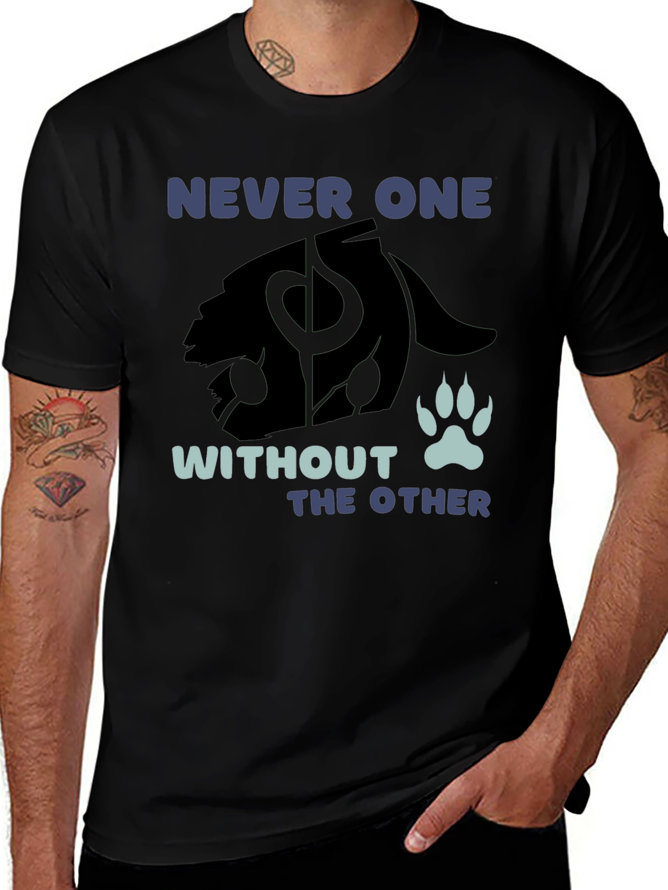 Variant 8 of Never One Without The Other Graphic Tee