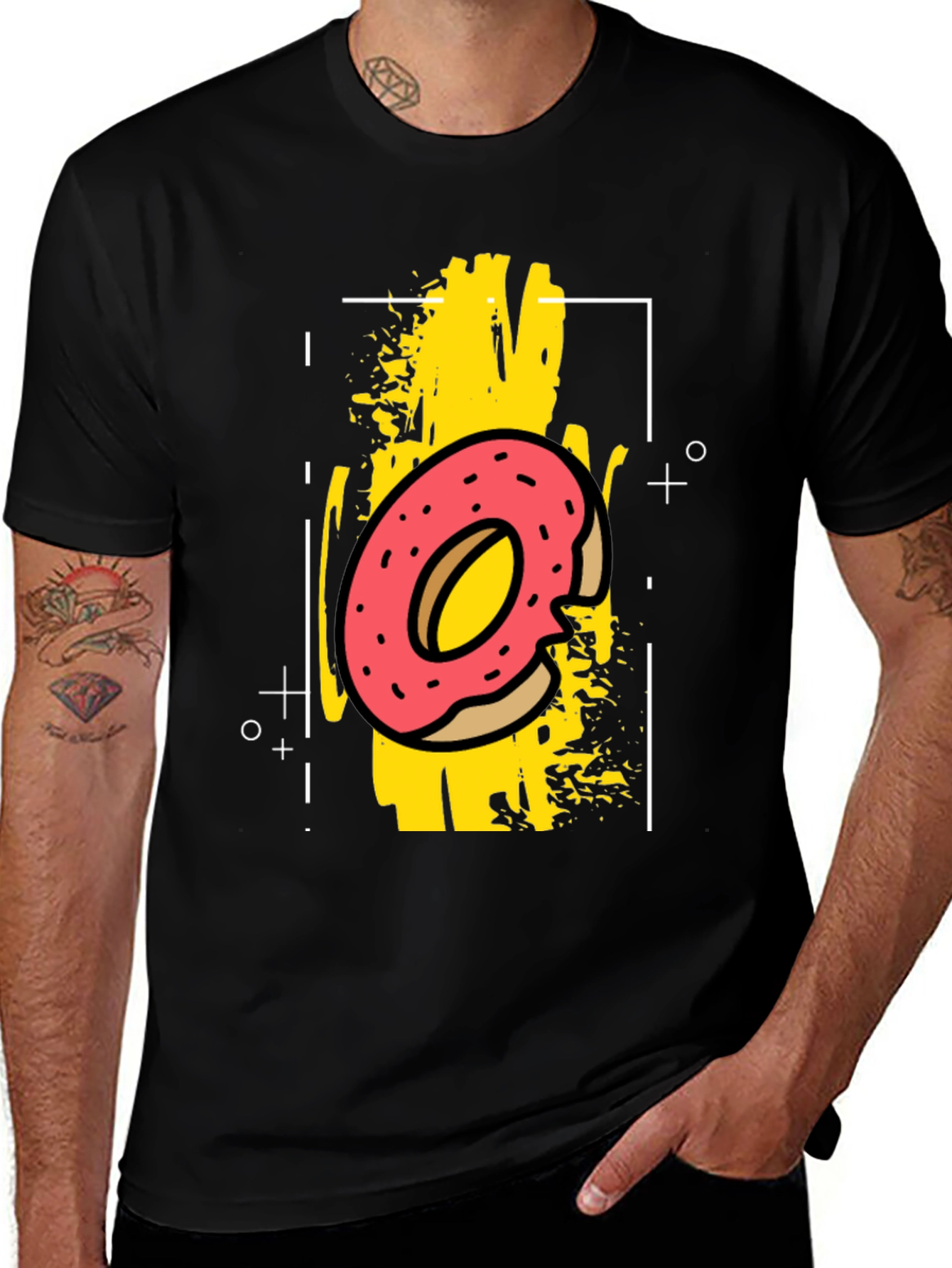 Variant 26 of Donut Graphic Tee - Stylish Casual Wear