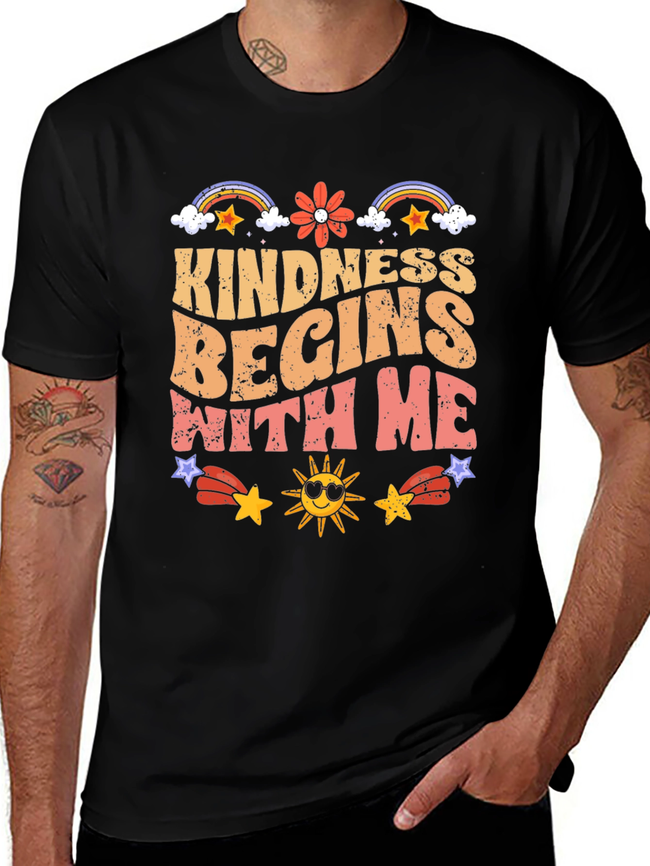Variant 28 of Kindness Begins With Me Graphic T-Shirt
