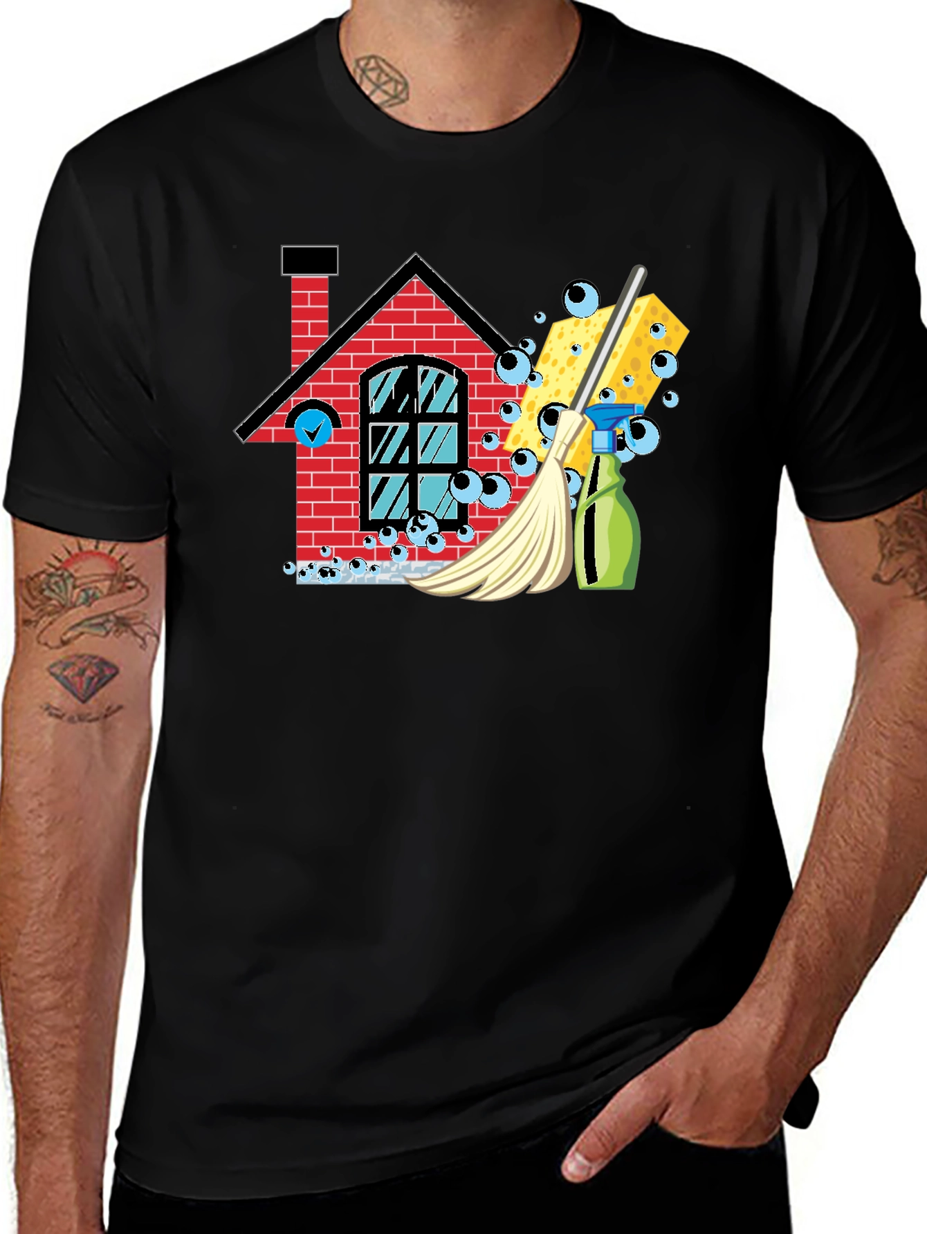Variant 18 of House Cleaning Crew Graphic Tee