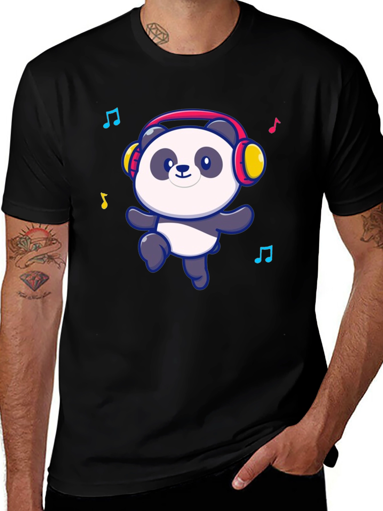 Variant 22 of Panda Music Lover T-Shirt