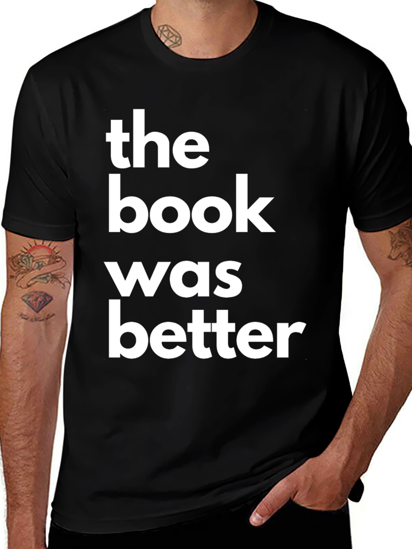 Variant 13 of The Book Was Better Graphic Tee