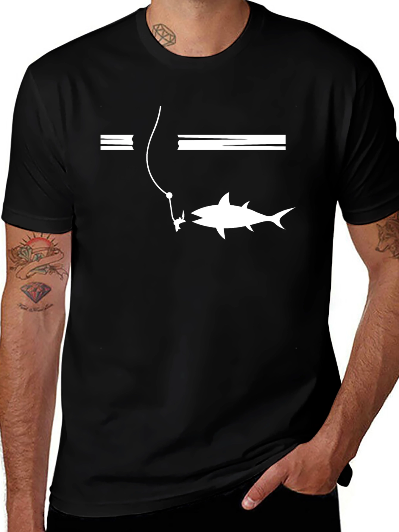 Variant 21 of Shark Bait Tee - Men's Graphic T-Shirt