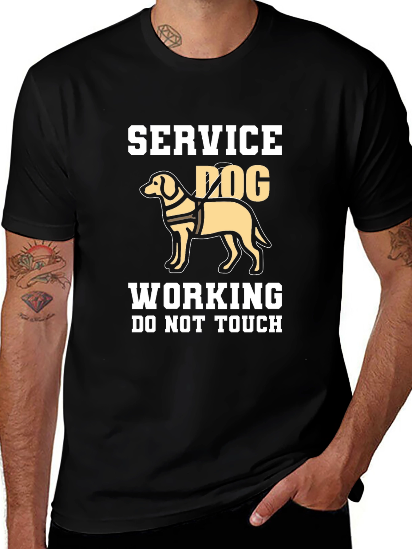 Service Dog Working T-Shirt