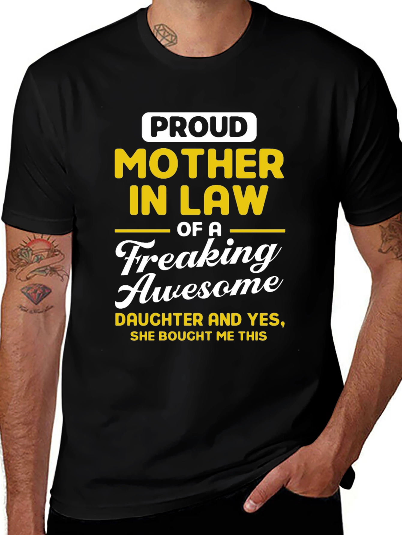 Variant 24 of Proud Mother-In-Law Graphic T-Shirt