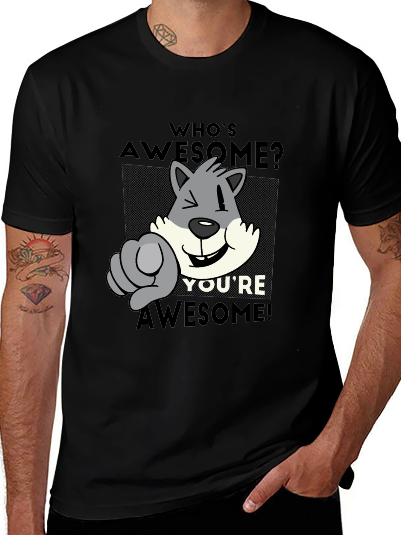 Awesome Cartoon Graphic T-Shirt