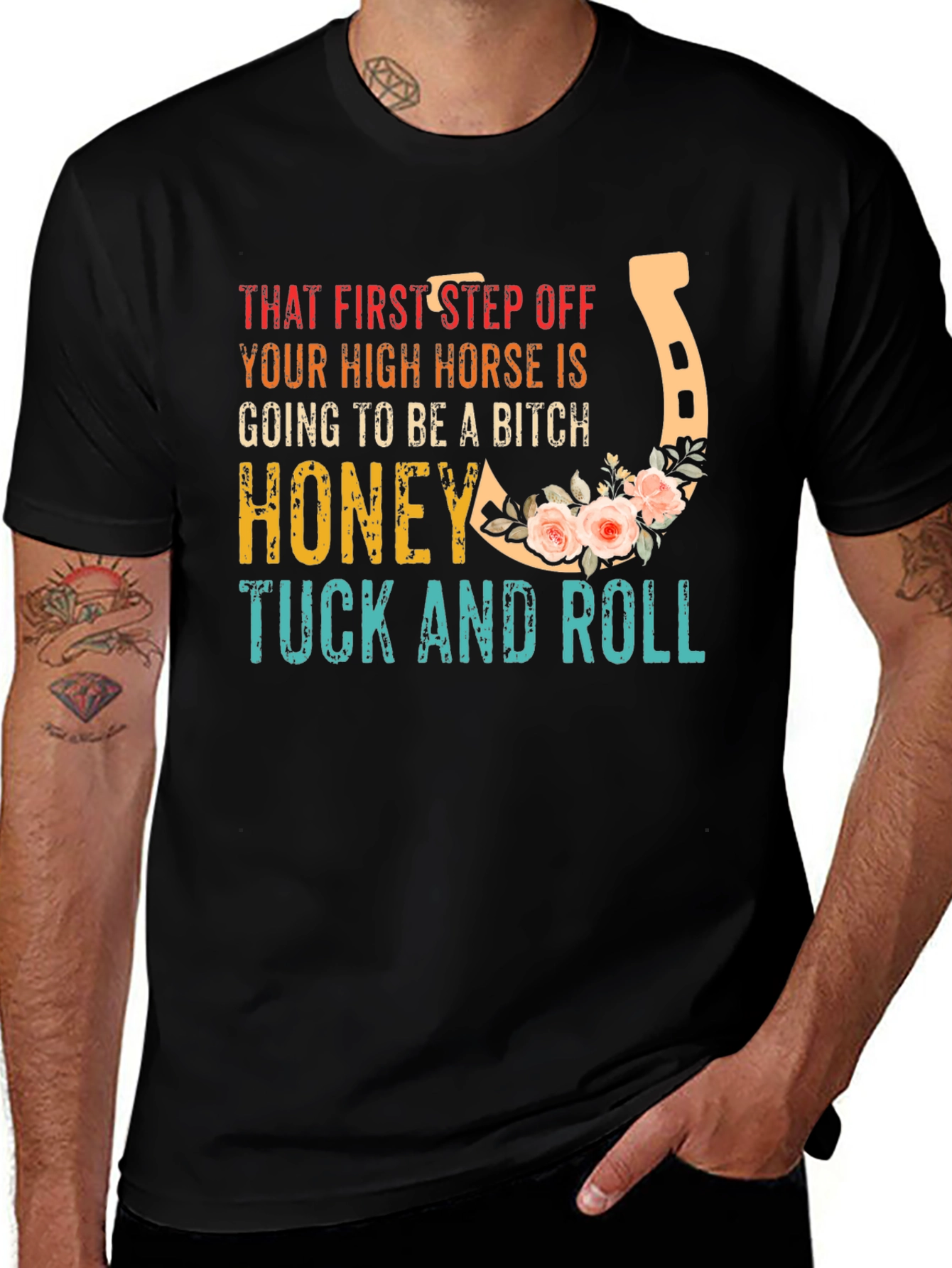 Variant 13 of Funny Horseshoe Graphic Tee