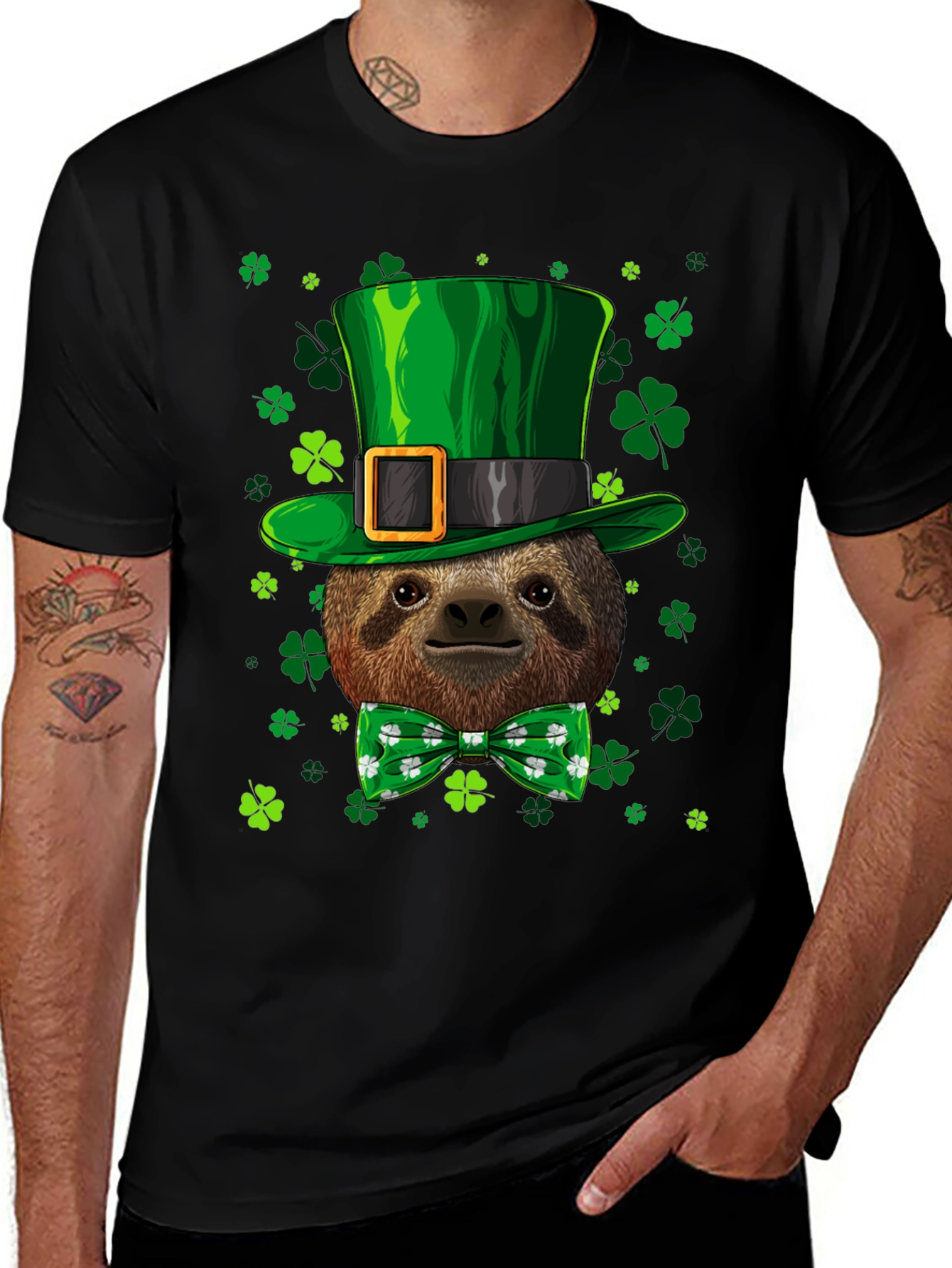 Variant 29 of St. Patrick's Day Sloth T-Shirt
