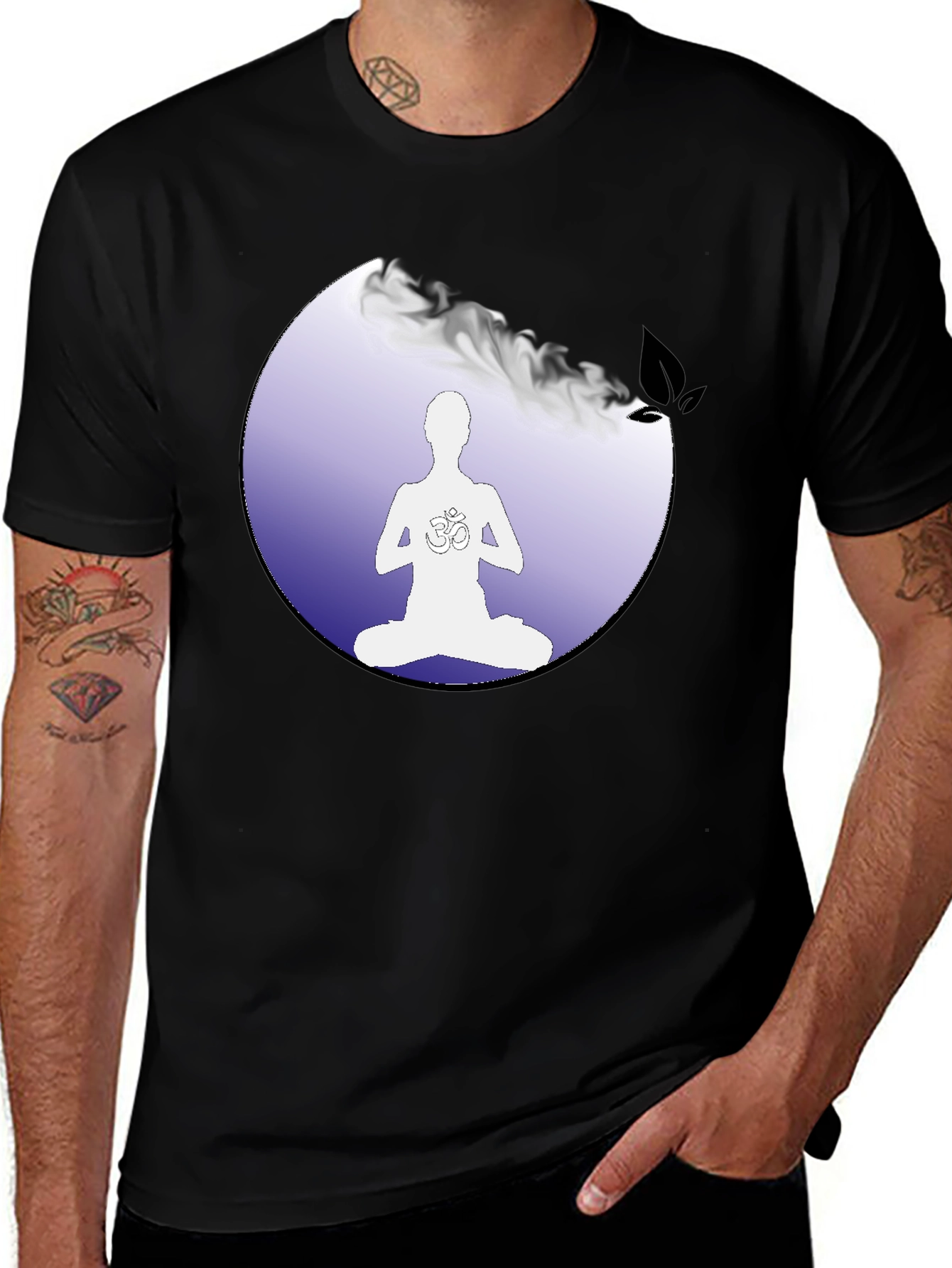 Variant 10 of Yoga Meditation T-Shirt - Om Symbol Chakra Spiritual Tee