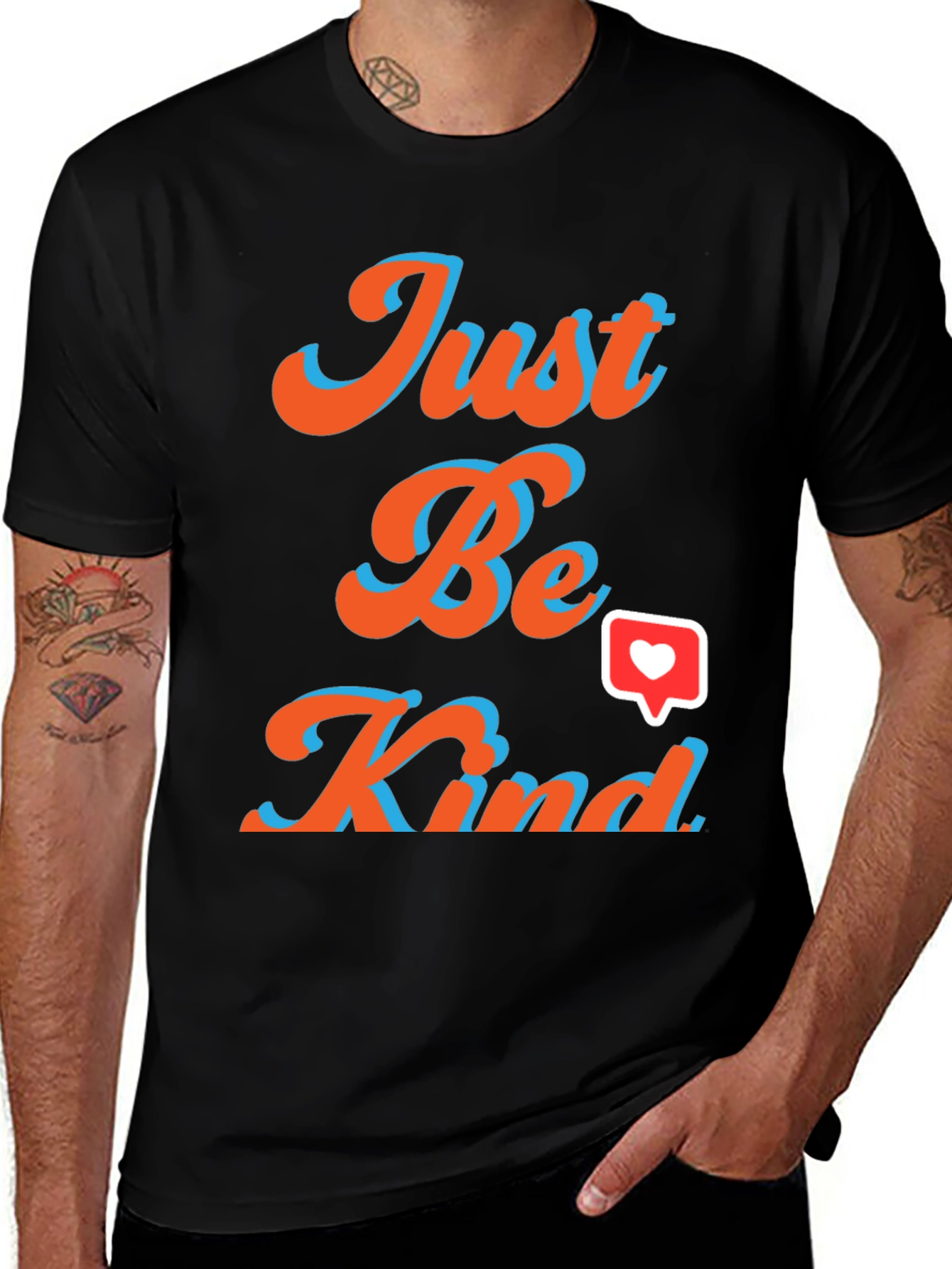 Variant 24 of Just Be Kind Graphic Tee - Stylish Comfort