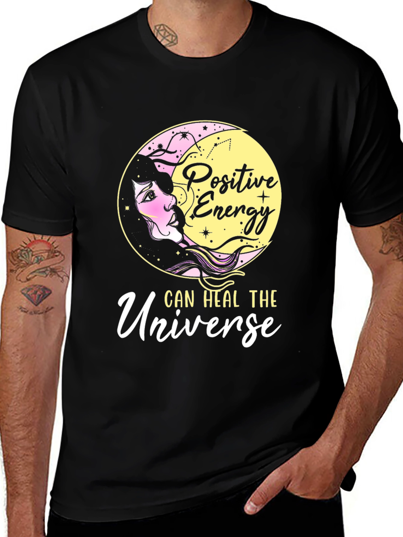 Positive Energy Universe Graphic Tee