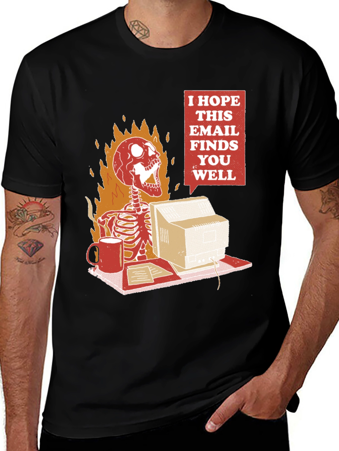 Variant 7 of I Hope This Email Finds You Well T-Shirt