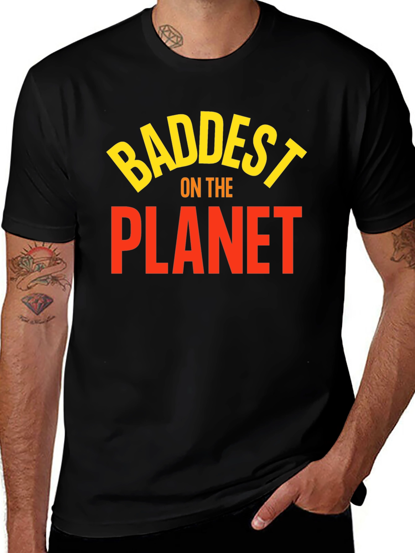 Variant 9 of Baddest on the Planet Graphic Tee - Black