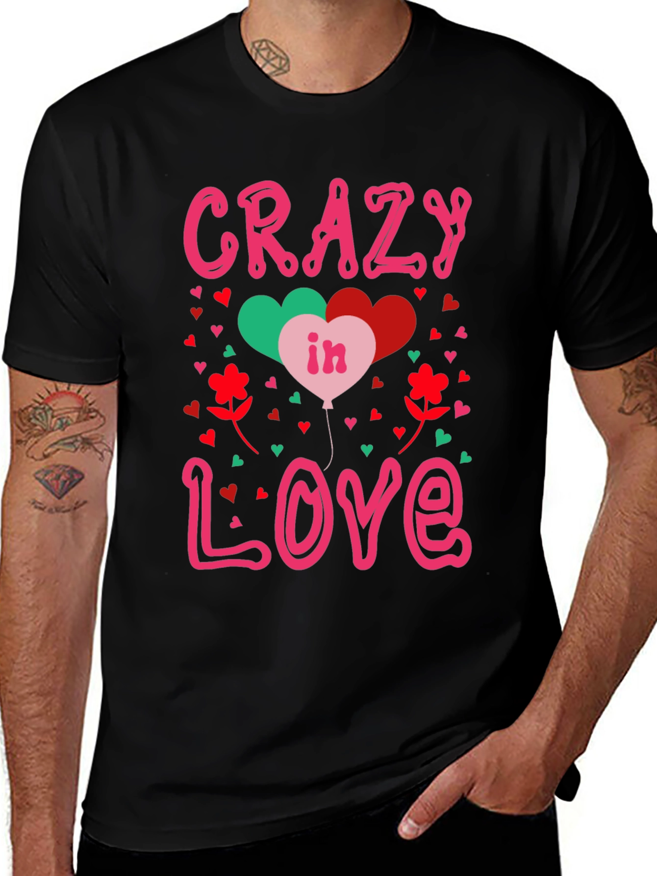 Variant 26 of Crazy in Love Valentine's Graphic Tee
