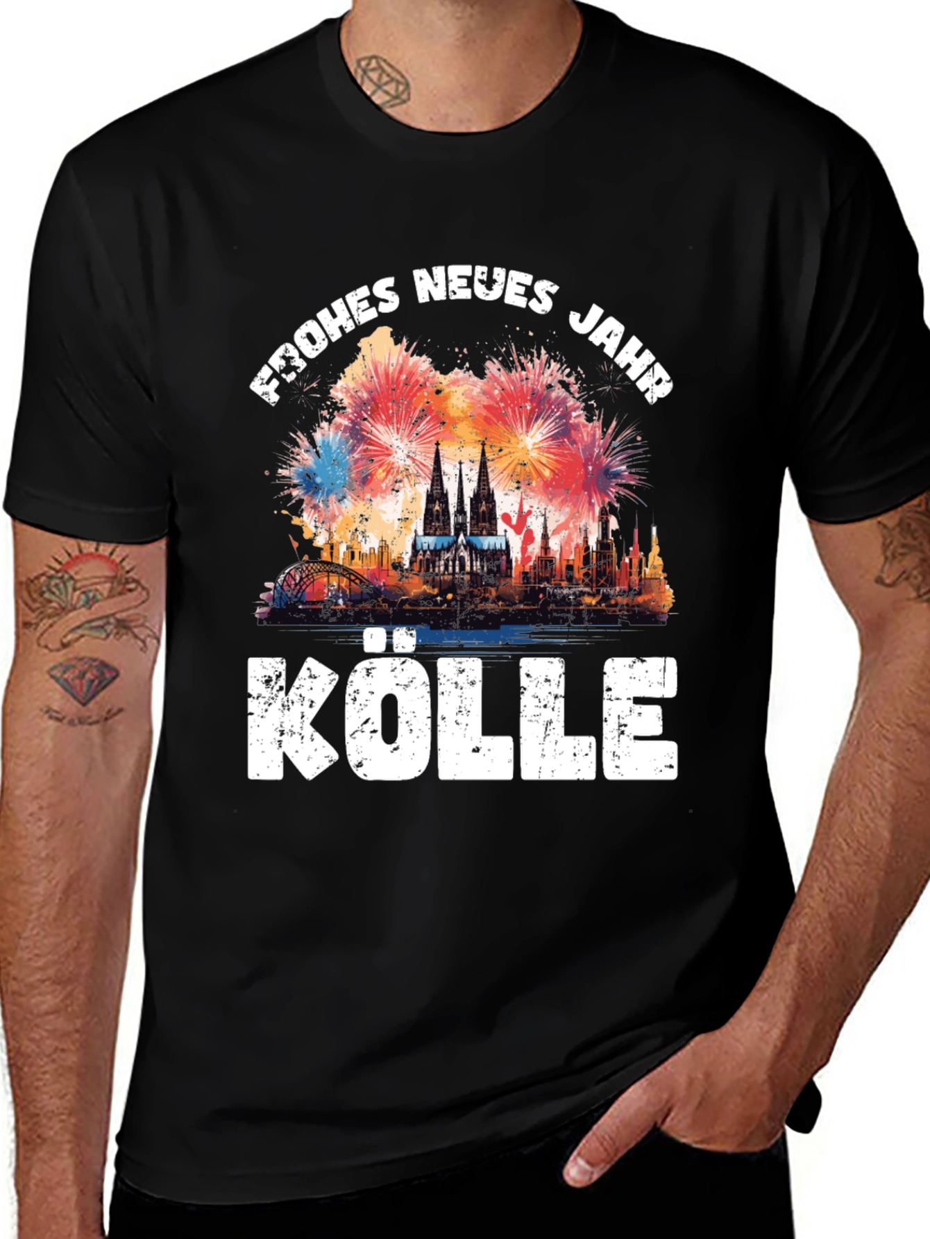 Frohes Neues Jahr Cologne T-Shirt
