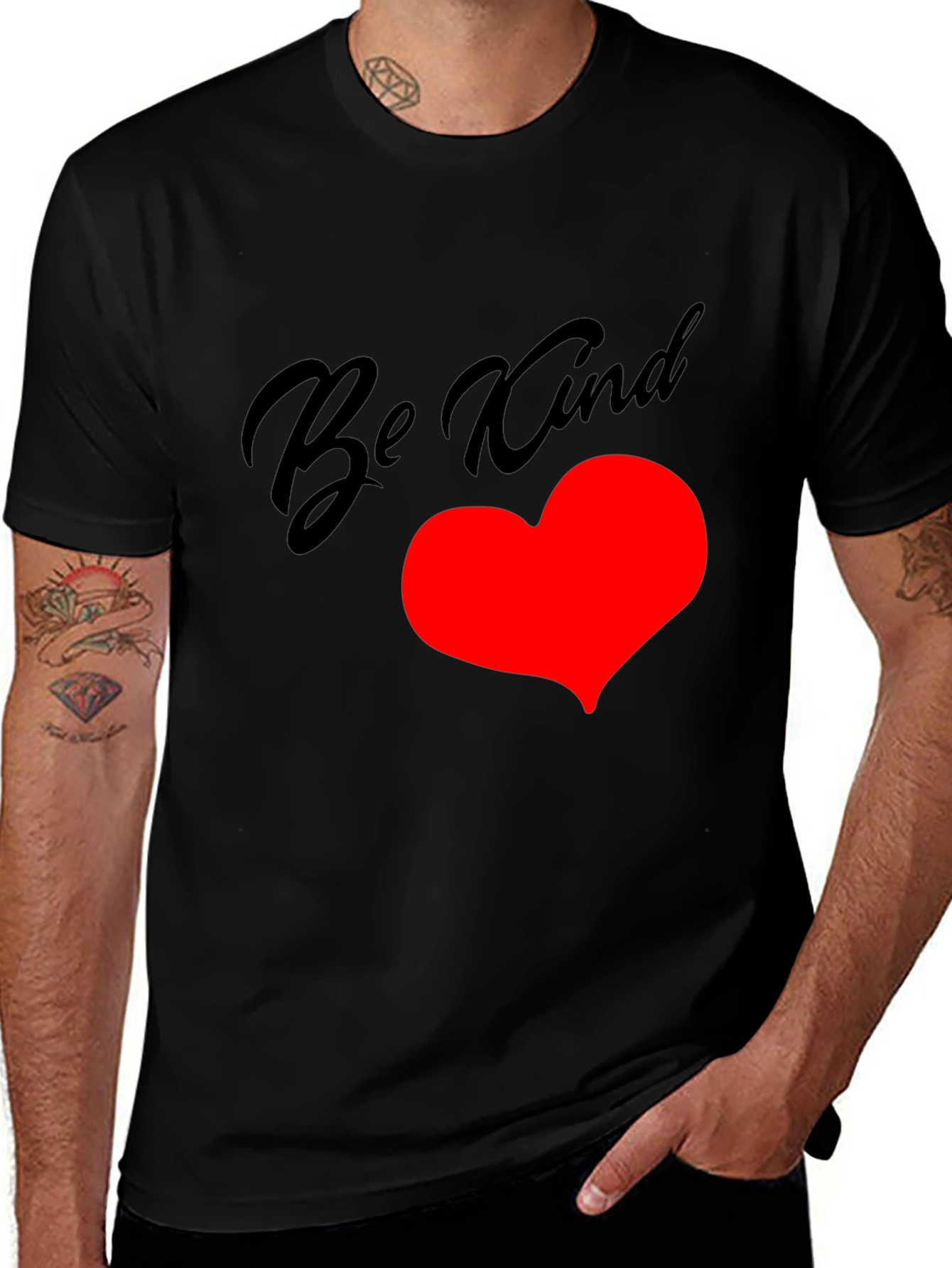 Variant 23 of Be Kind Graphic Tee - Stylish & Comfortable Men's T-Shirt