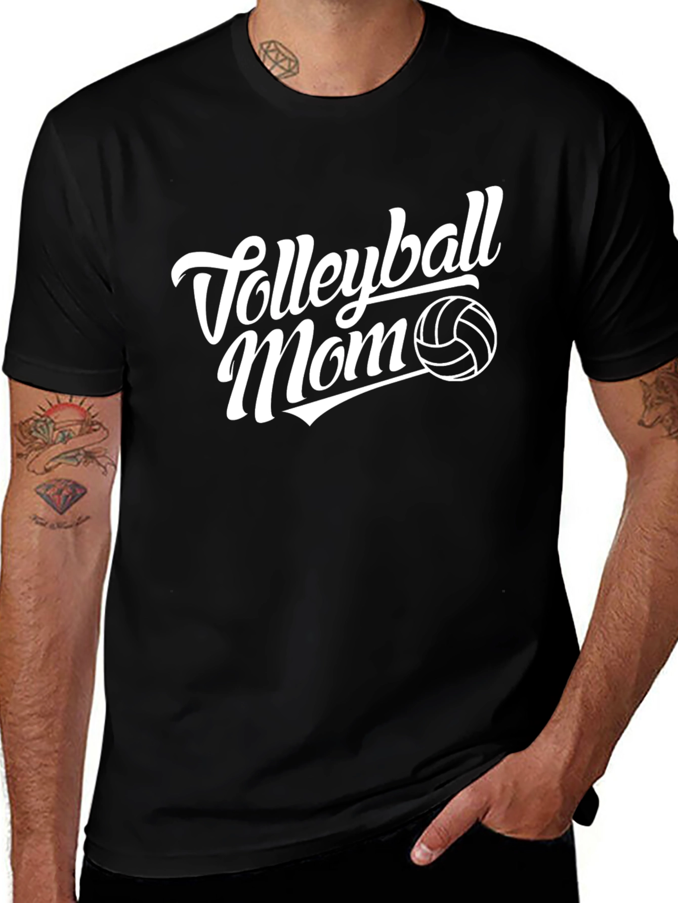 Variant 23 of Volleyball Mom Graphic T-Shirt