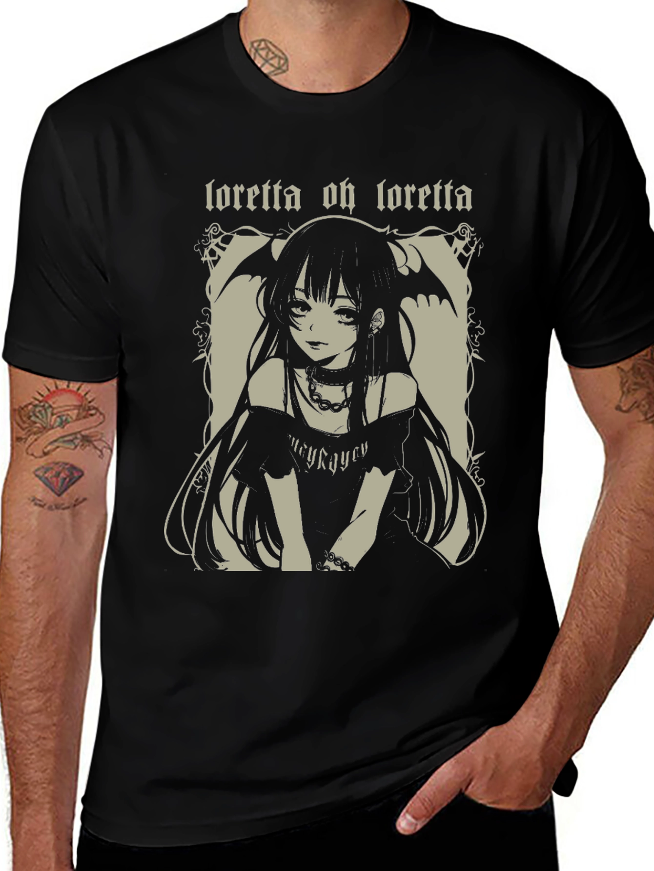 Variant 6 of Loretta Oh Loretta Anime Graphic Tee