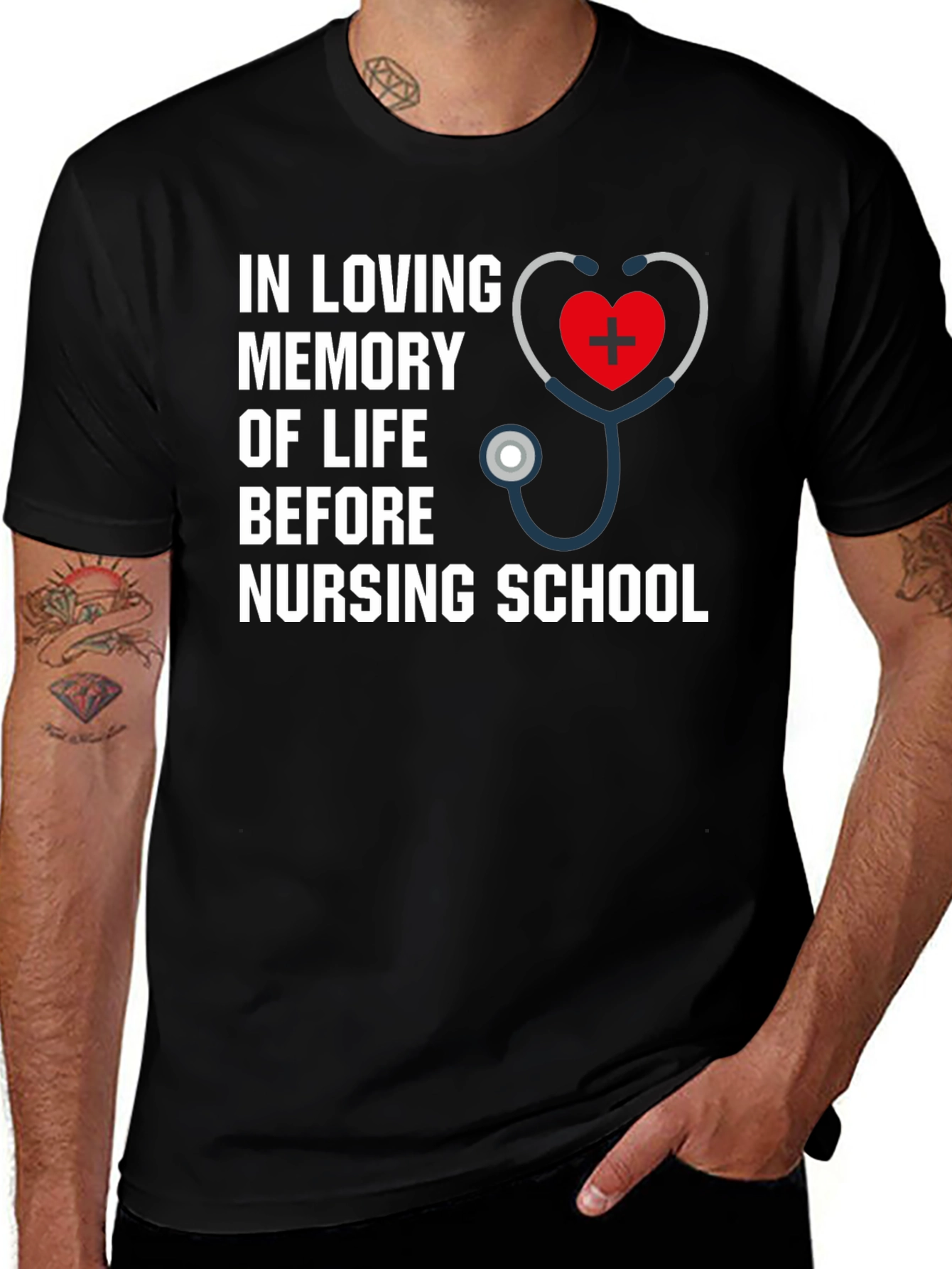 Variant 15 of In Loving Memory Nursing School T-Shirt