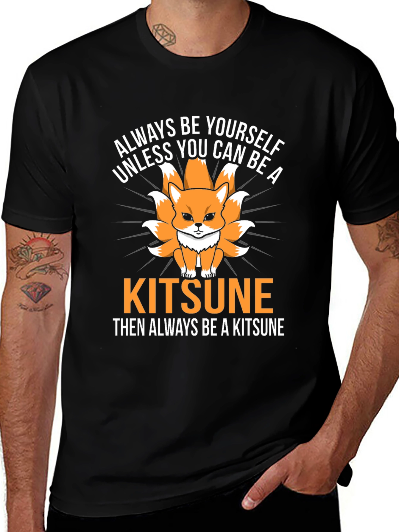 Kitsune Fox Graphic T-Shirt