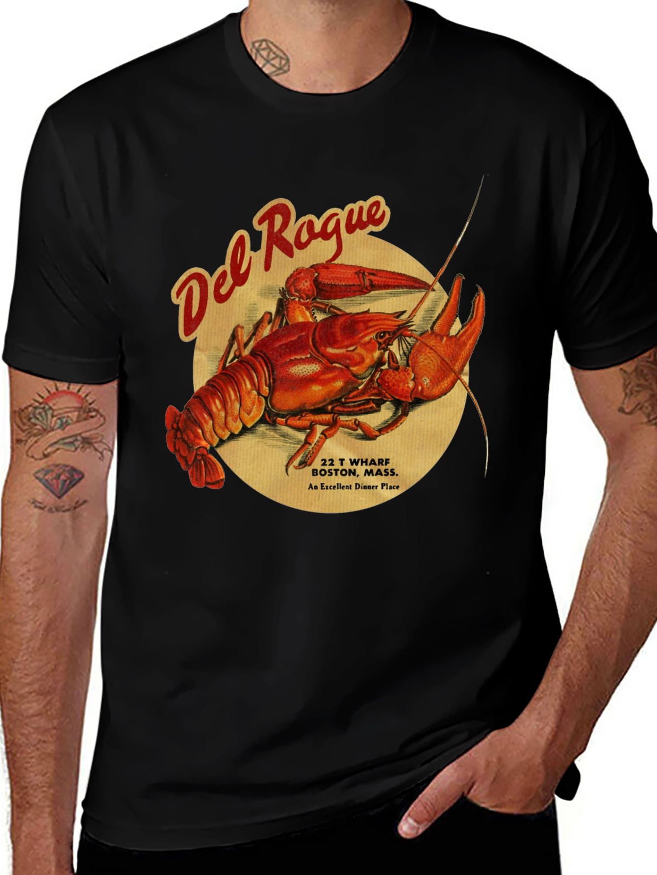 Del Rogue Lobster Graphic T-Shirt