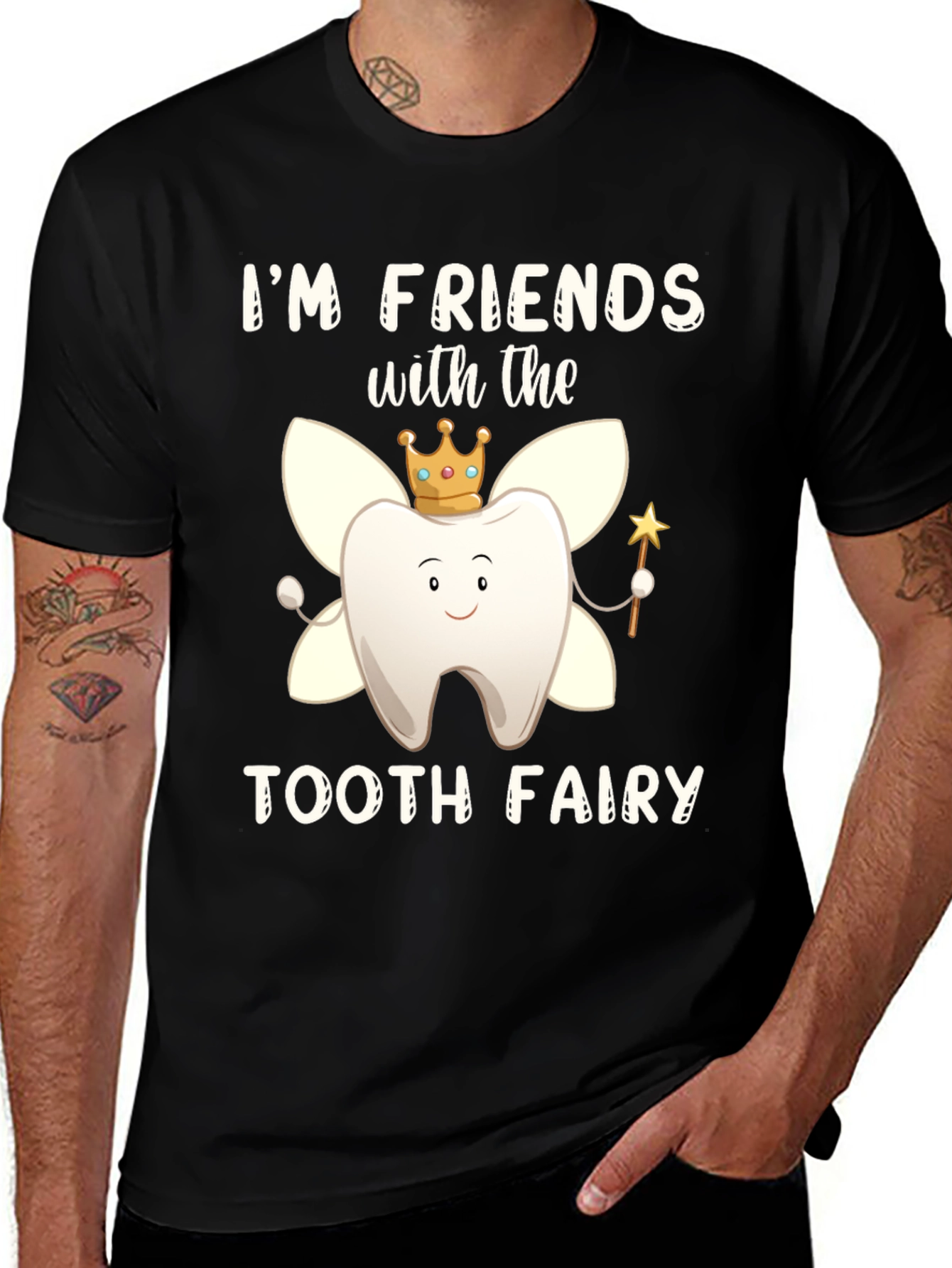Variant 28 of Tooth Fairy Friend Graphic Tee