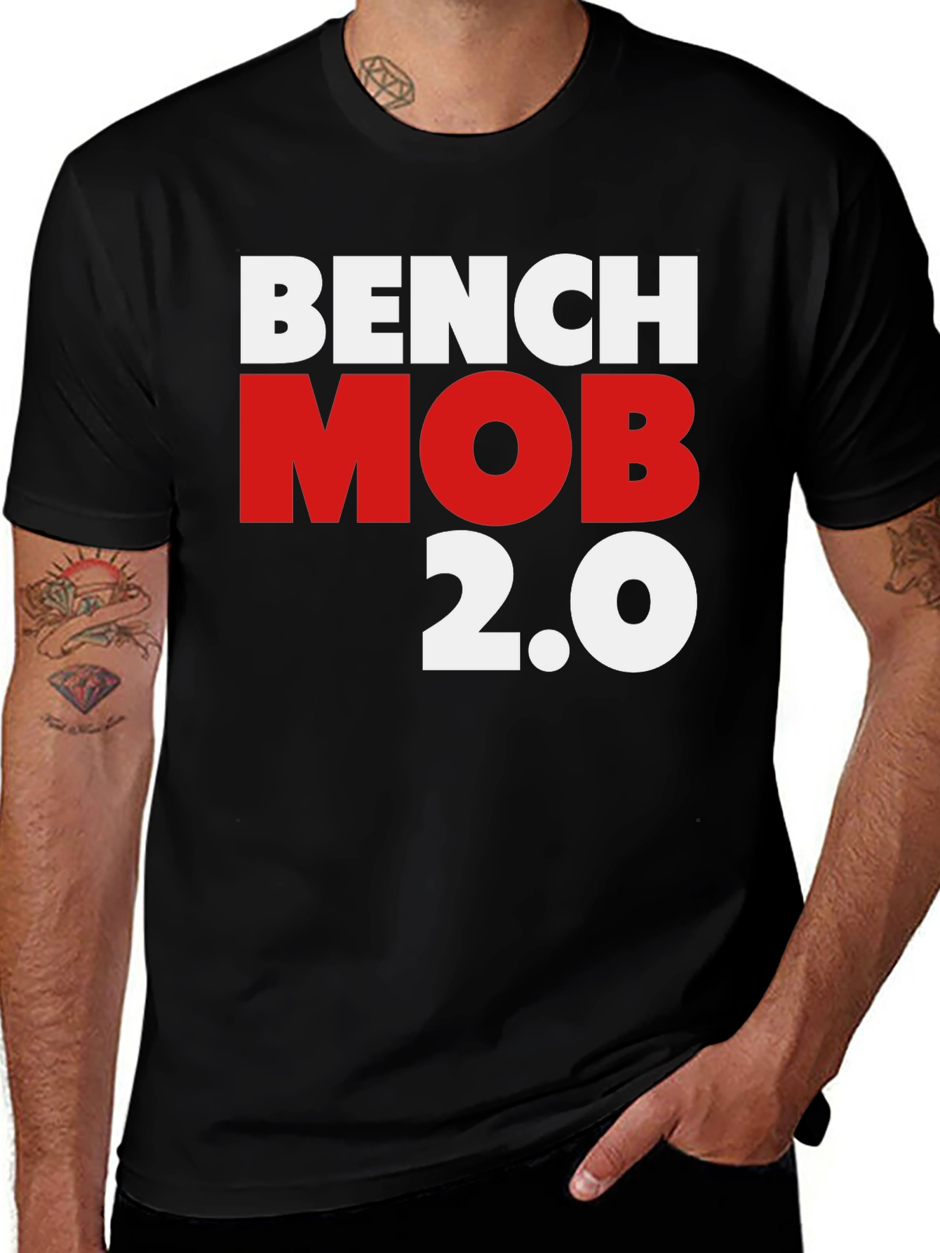 Bench Mob 2.0 T-Shirt - Black Graphic Tee