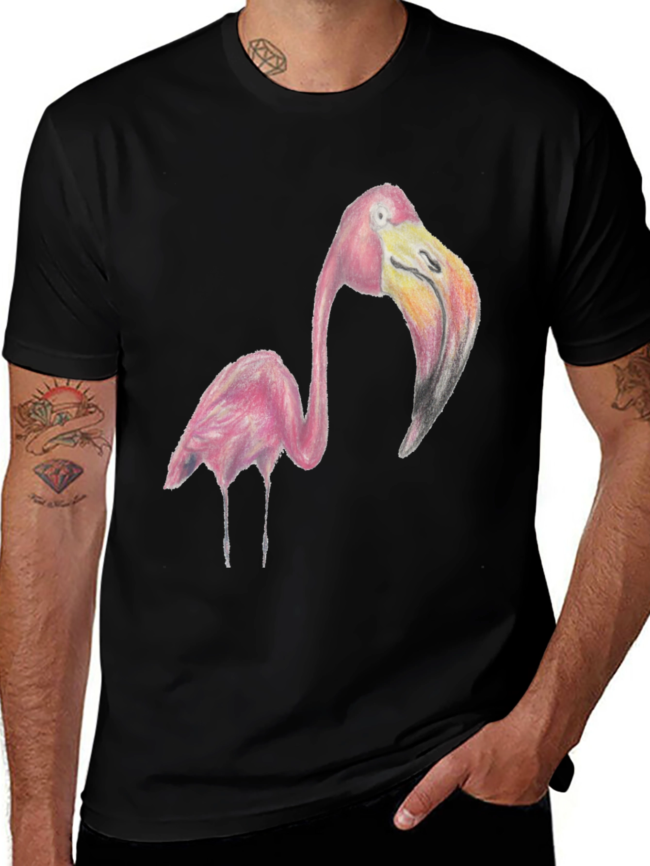 Variant 23 of Flamingo Graphic T-Shirt - Unisex