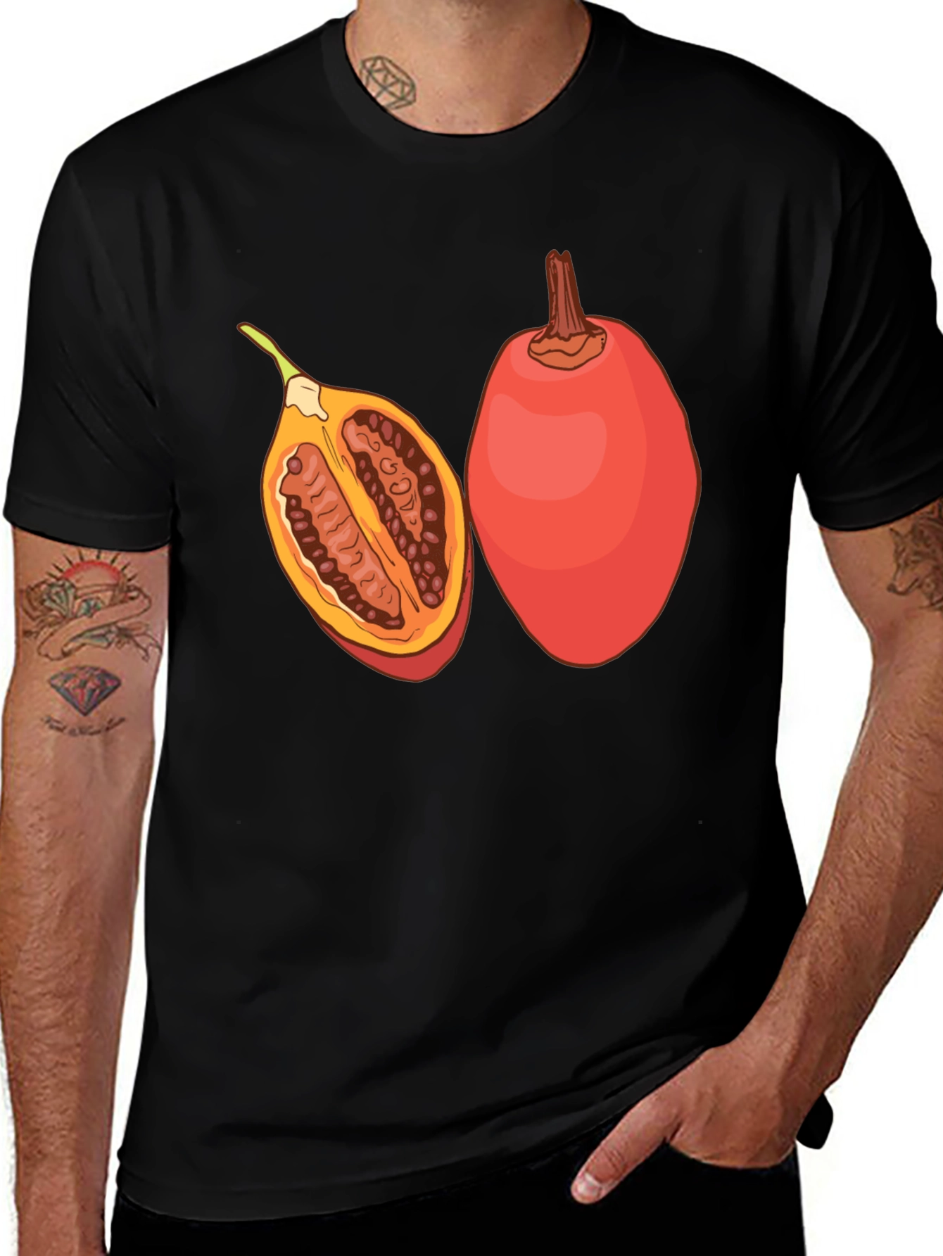 Variant 30 of Tamarillo Fruit Graphic T-Shirt