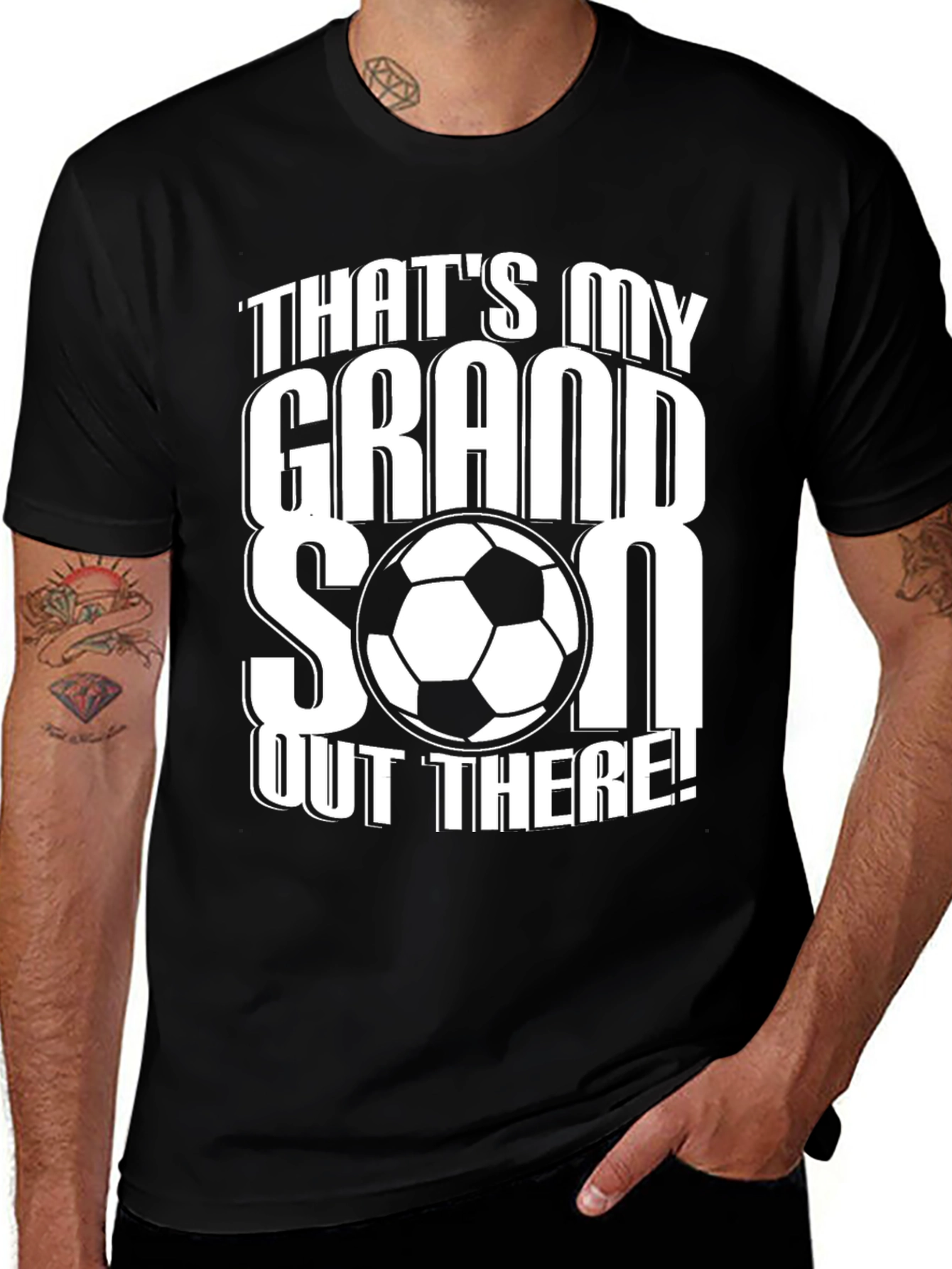Variant 24 of That's My Grandson Out There! Soccer T-Shirt