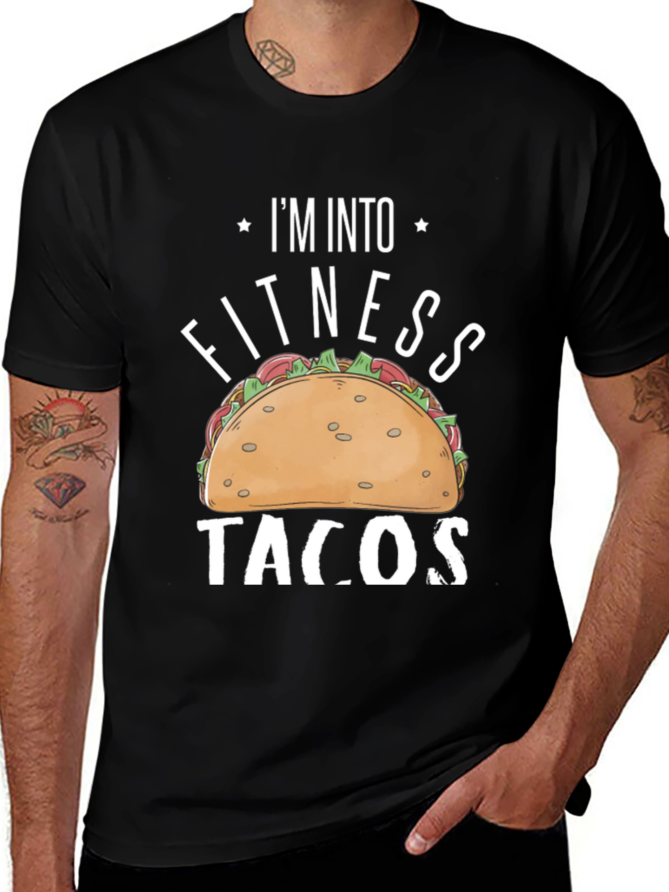 Variant 18 of I'm Into Fitness Tacos Graphic Tee